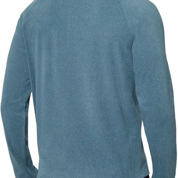 Mondetta Outdoor | Mens' Quarter Zip Pullover - Super Soft | Indian Teal | L - Picture 3 of 3